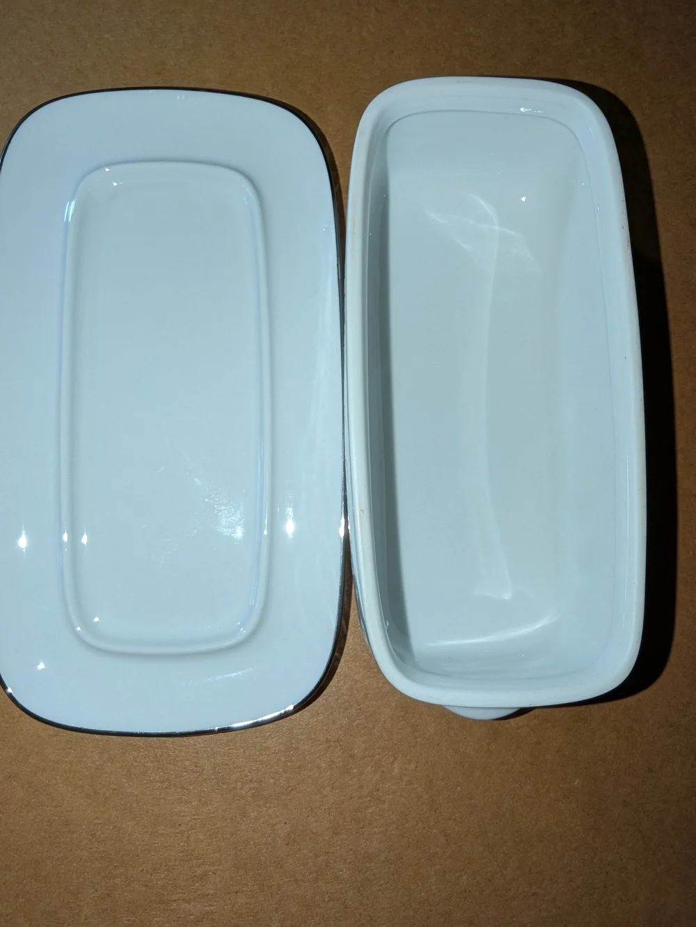 Noritake Savannah Vintage China Butter Dish